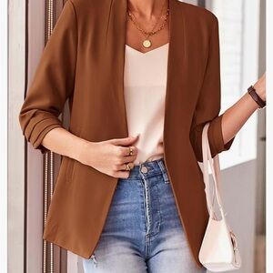 Women's Brown Blazer